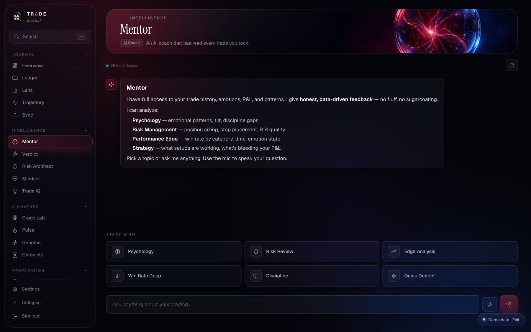 Chapter 01 · Mentor screen